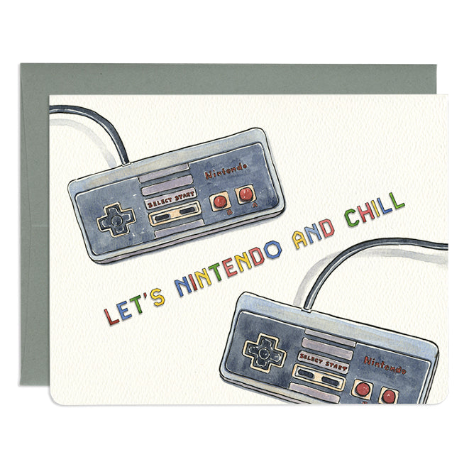 'Nintendo and Chill' Card