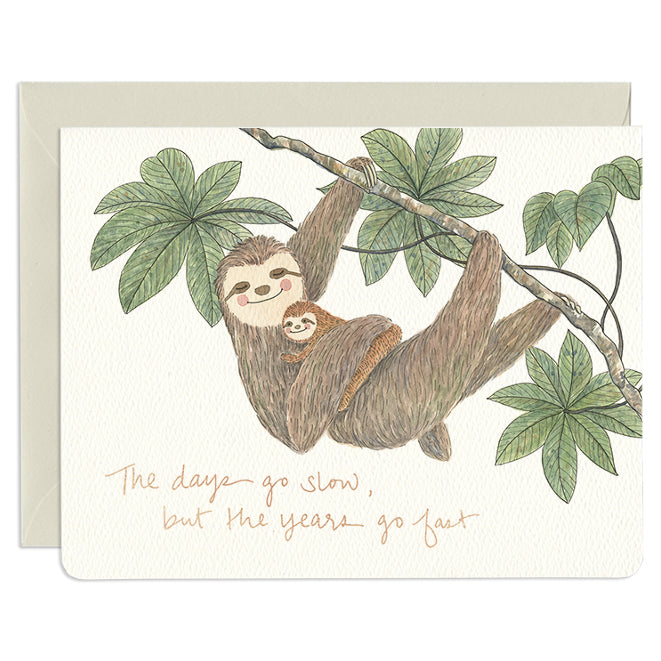 'Sloth Mom' Mother's Day Card