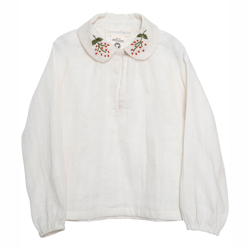 Serendipity Kid's Gauze Embroidery Blouse
