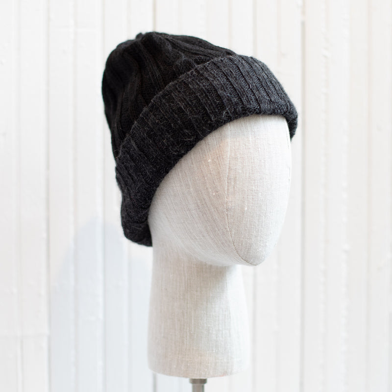 Reversible Cable Knit Hat