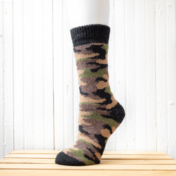 Camouflage Andinista Alpaca Socks