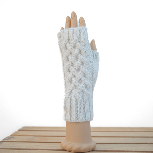 Shadow Cable Fingerless Gloves