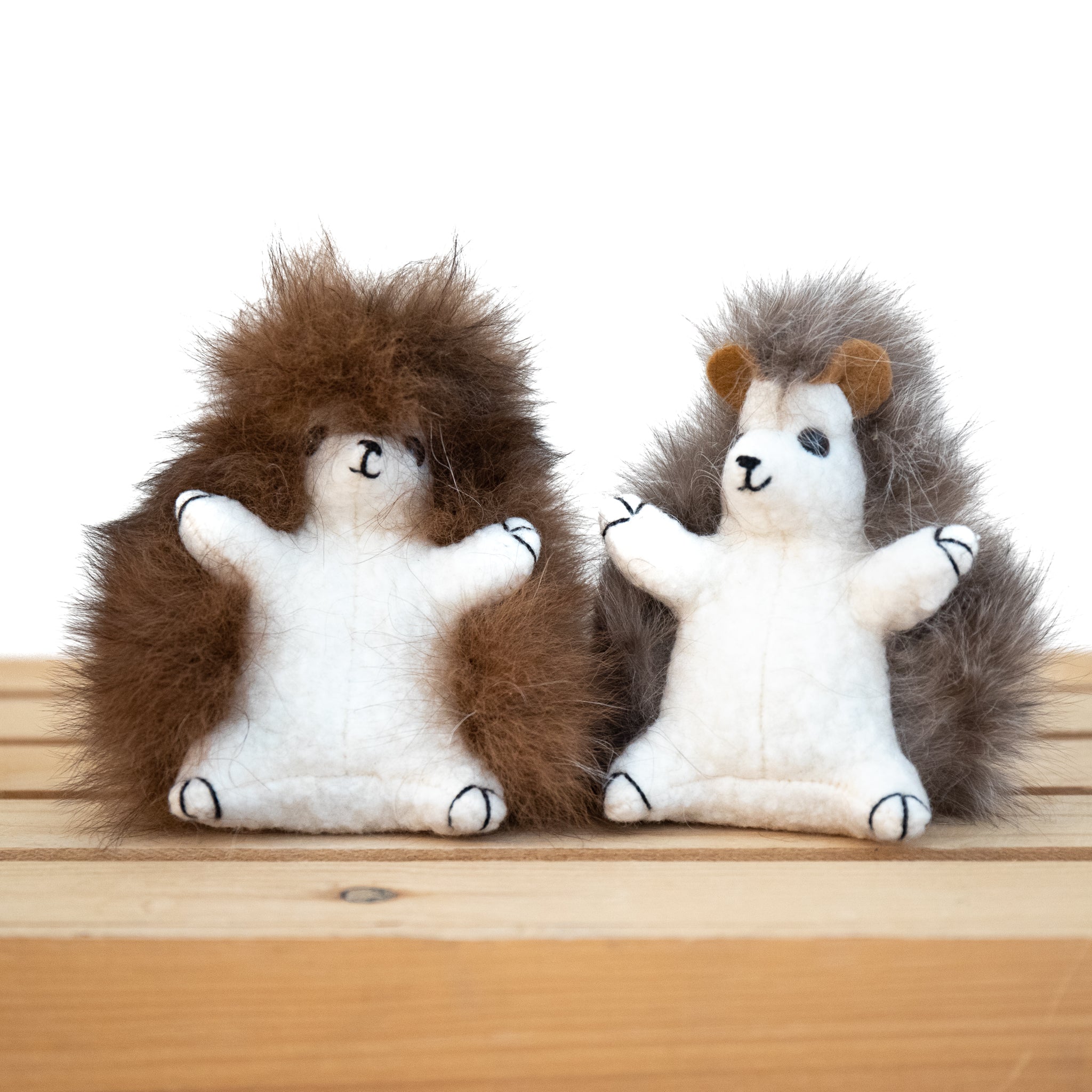 Baby Alpaca Fur Hedgehog