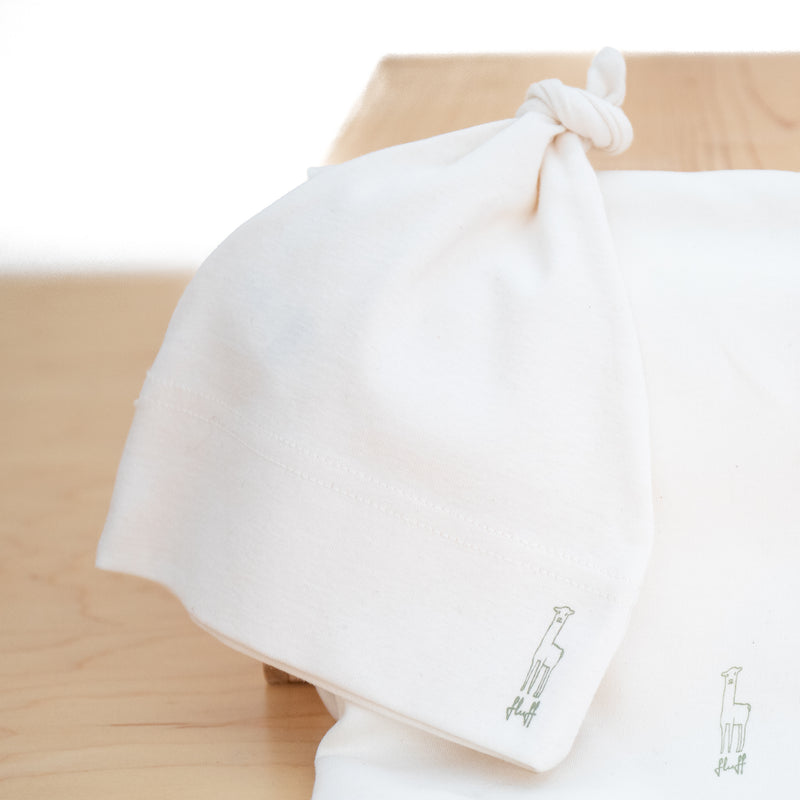 Fluff Alpaca 'Josie' Organic Cotton Newborn Hat