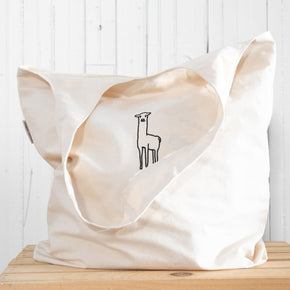 Fluff Alpaca Organic Cotton Tote Bag