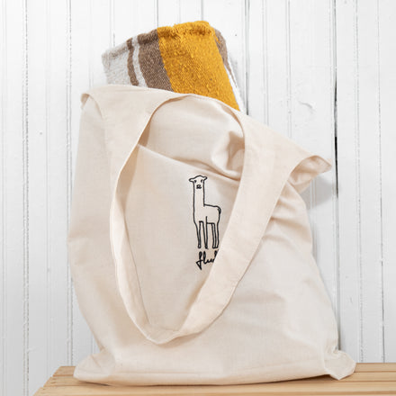 Fluff Alpaca Organic Cotton Tote Bag