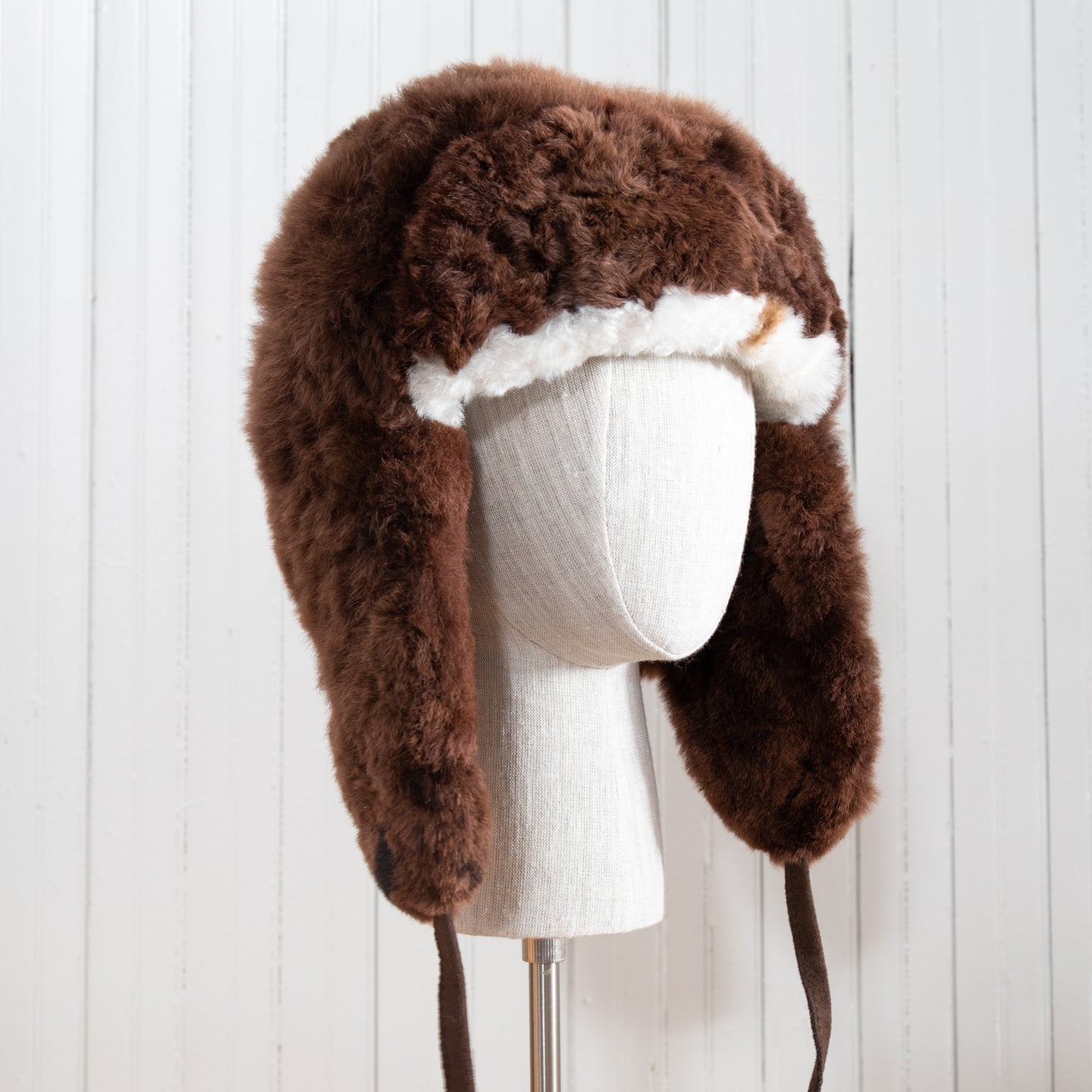 Alpaca Fur Trapper Hat - 100% Cruelty Free Alpaca Fur