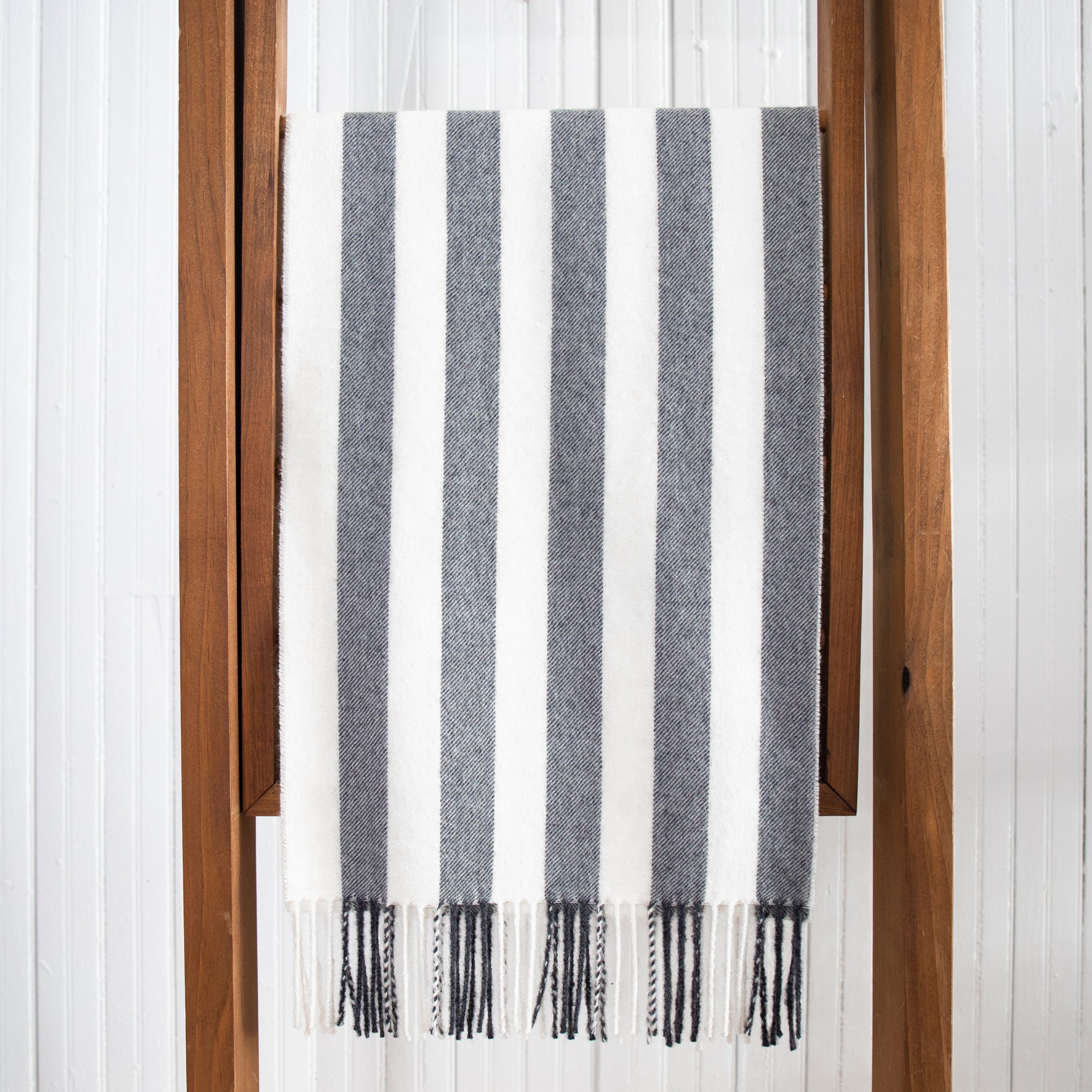 Striped Baby Alpaca Scarf