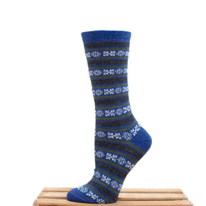 Tey-Art Geo Stripe Alpaca Socks