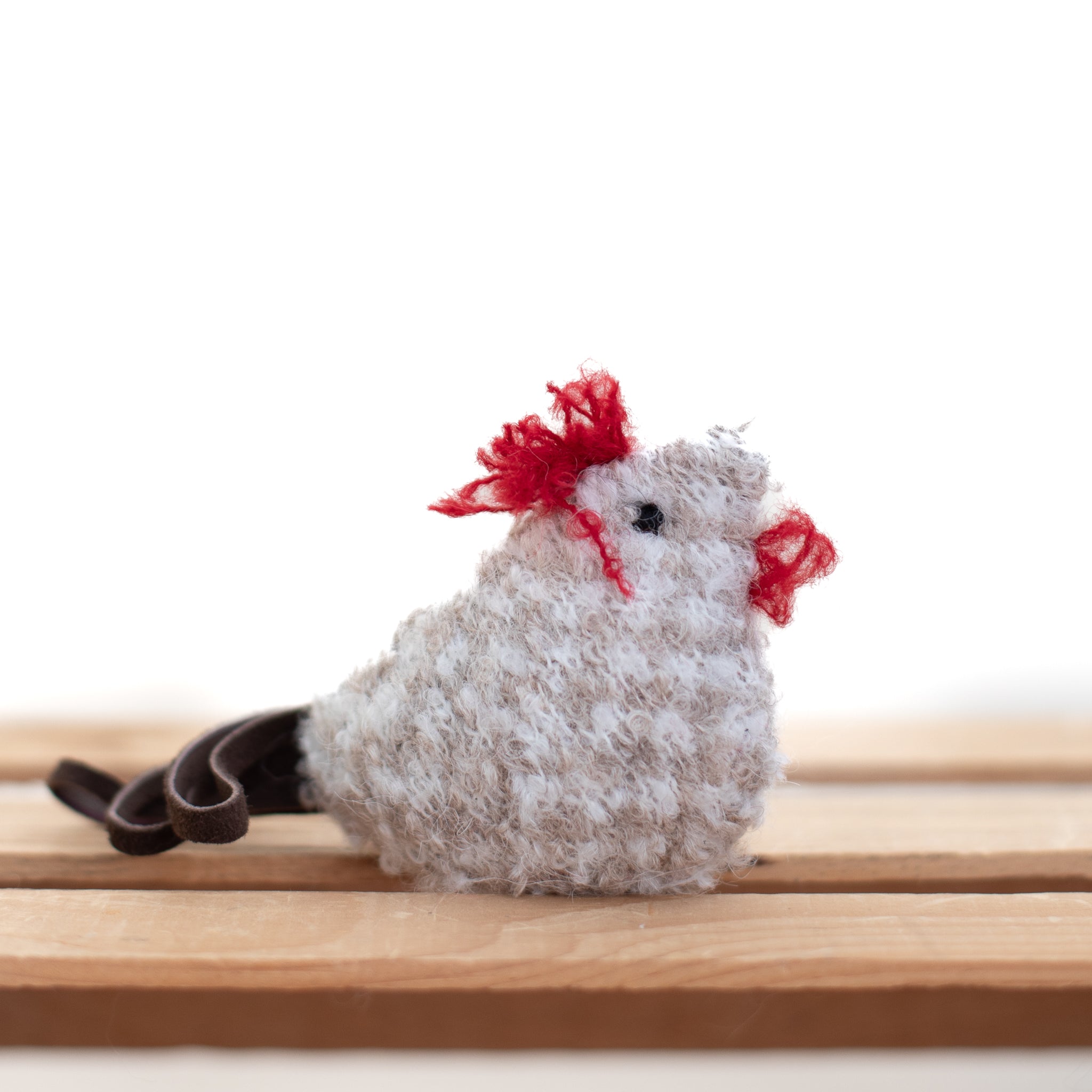 Alpaca Wool Crinkle Cat Toys