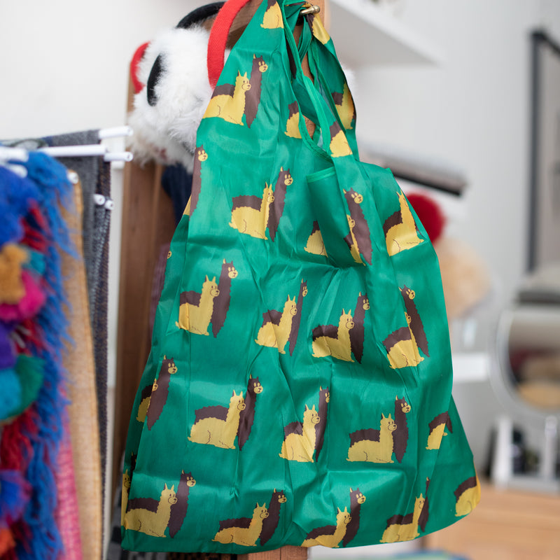 Packable Alpaca Shopping Bag
