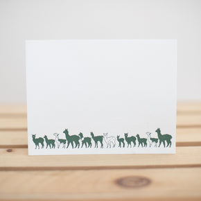 Alpaca Parade Notecard