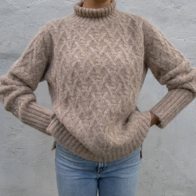Lattice Cable Sweater