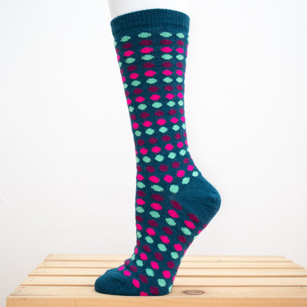 Tey-Art Polka Dot Alpaca Socks