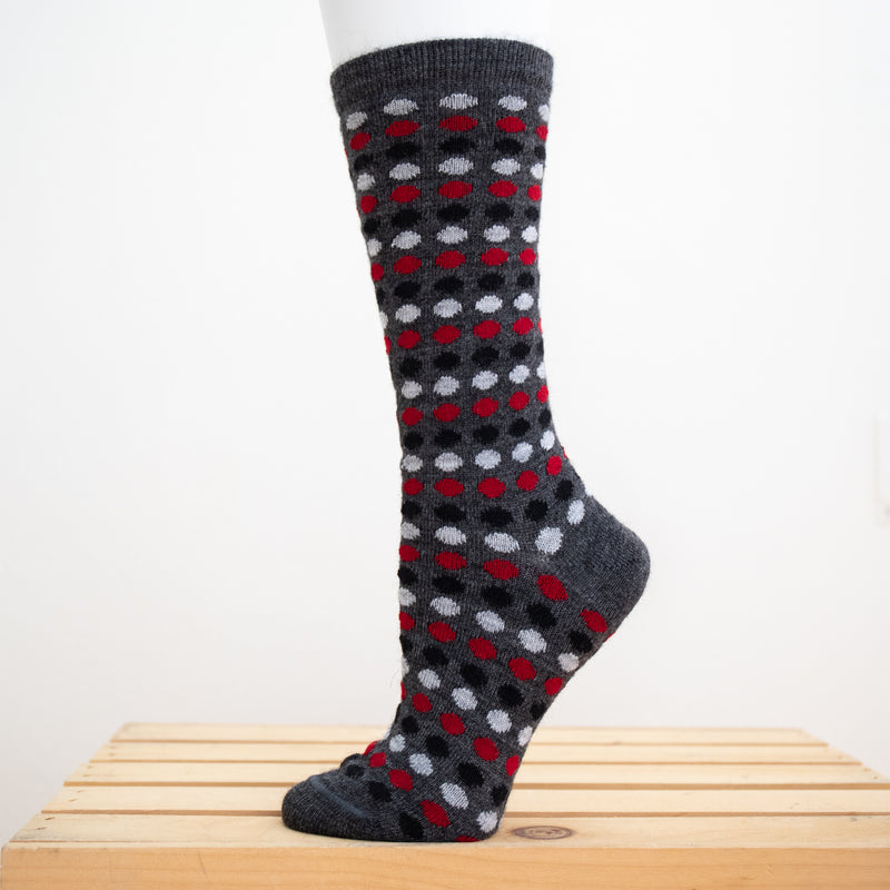 Tey-Art Polka Dot Alpaca Socks