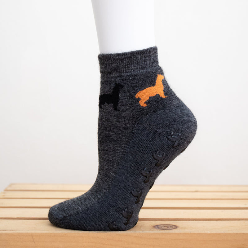 Tey-Art Gripper Ankle Alpaca Socks