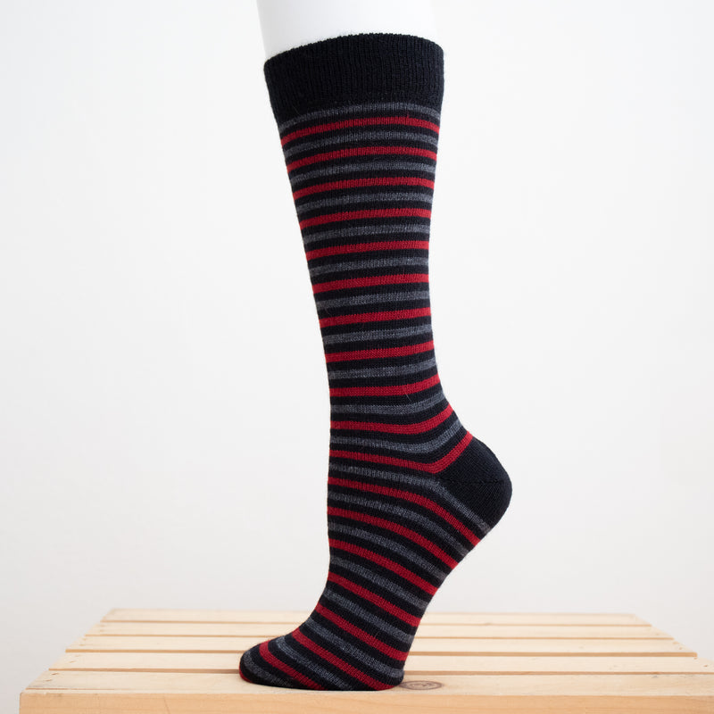 Tey-Art Ivy Stripe Alpaca Socks