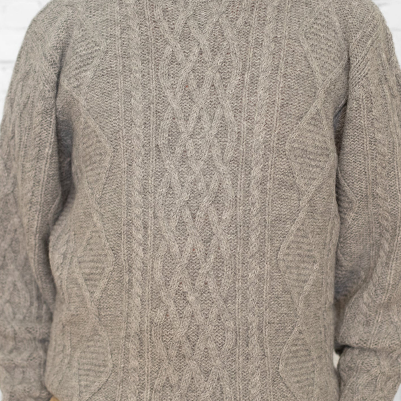 Alpaca Aran Cableknit Sweater