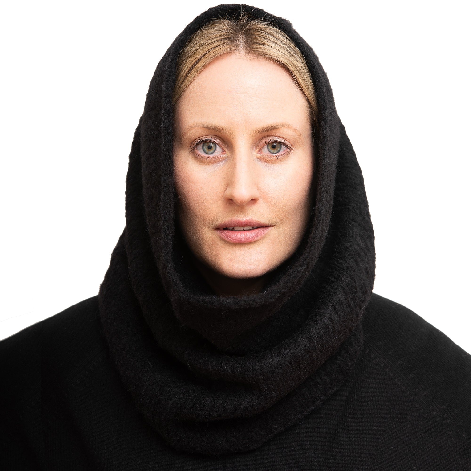 Laja Hand-Knit Alpaca Hood