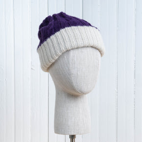Reversible Cable Knit Hat