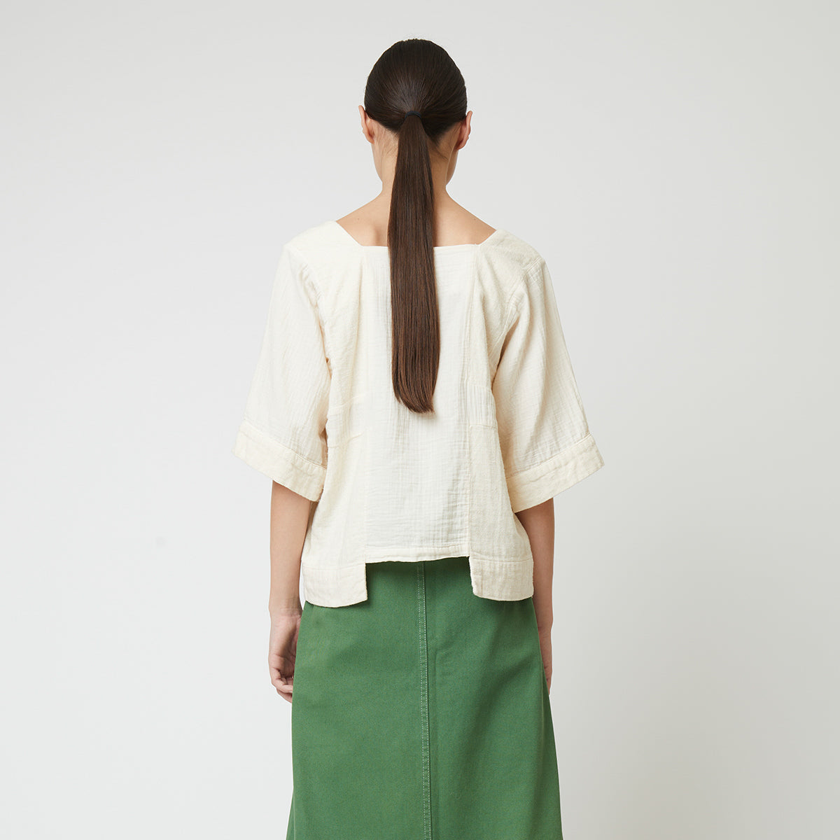 Atelier Delphine Block Top in Crinkled Cotton