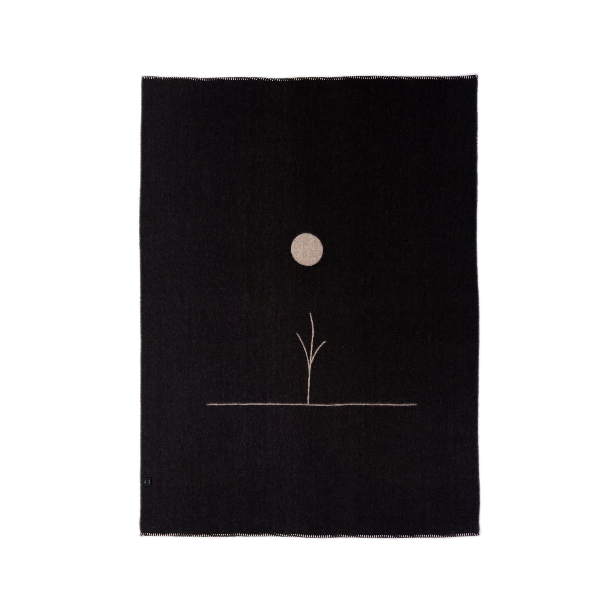 Midnight Sun Reversible Baby Alpaca Throw
