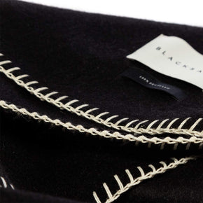 Blacksaw Siempre Speakeasy Recycled Blanket- Black