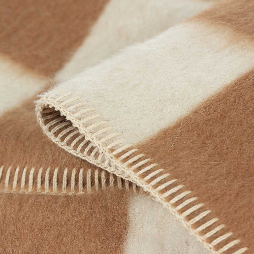 Crosby Heirloom Alpaca Blanket – Zero Dye Check