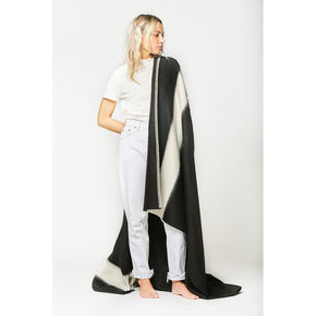 Blacksaw Siempre Recycled Blanket - Black / Ivory Stripe