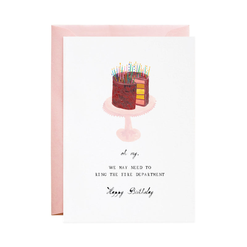 'Ring the Fire Department' Birthday Greeting Card