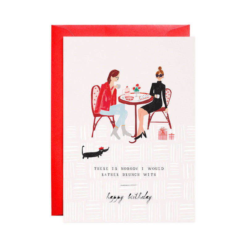 'Brunch for the Birthday Girl' Greeting Card