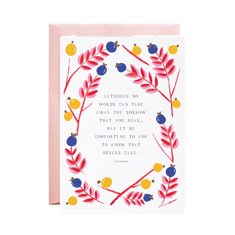 'I Am With You' Sympathy Card