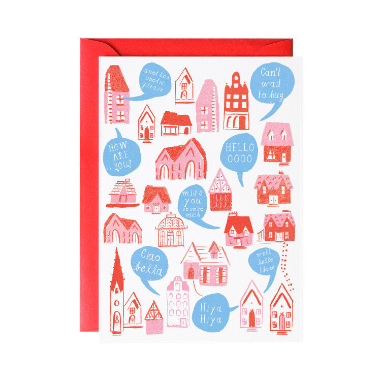 'House to House' Greeting Card