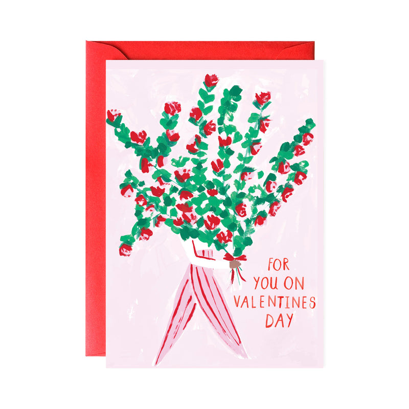 'Valentines Bouquet' Valentine's Day Card