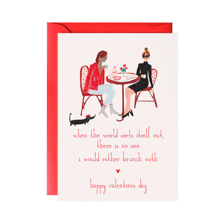 'Brunch!' Valentine's Day Card