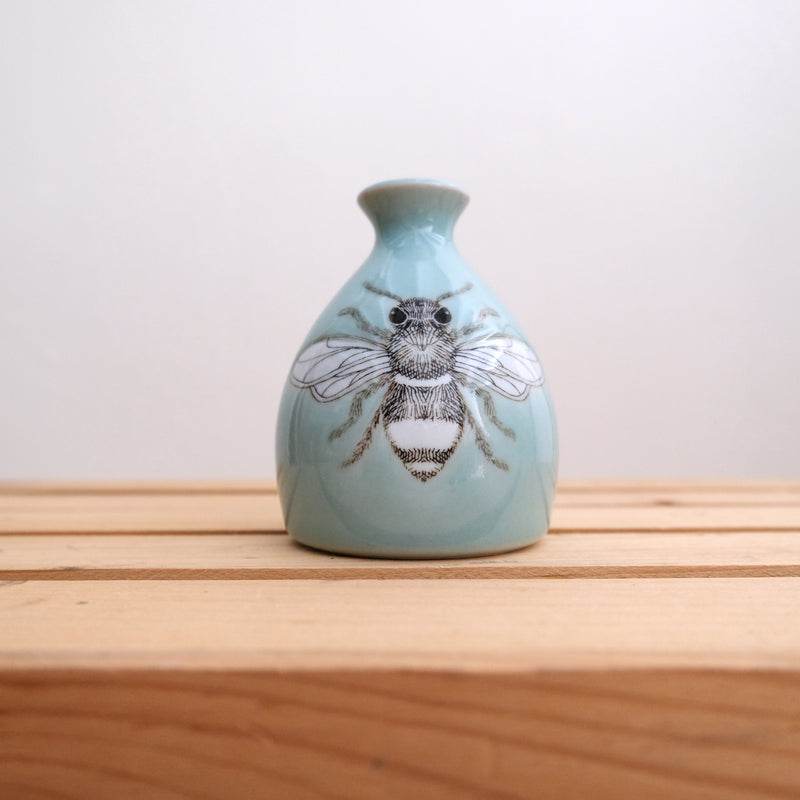 SKT Ceramics Celadon Bud Vase