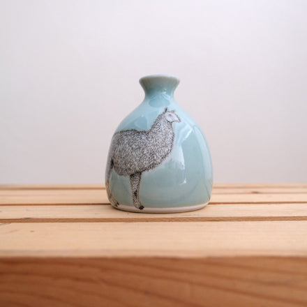 SKT Ceramics Celadon Bud Vase