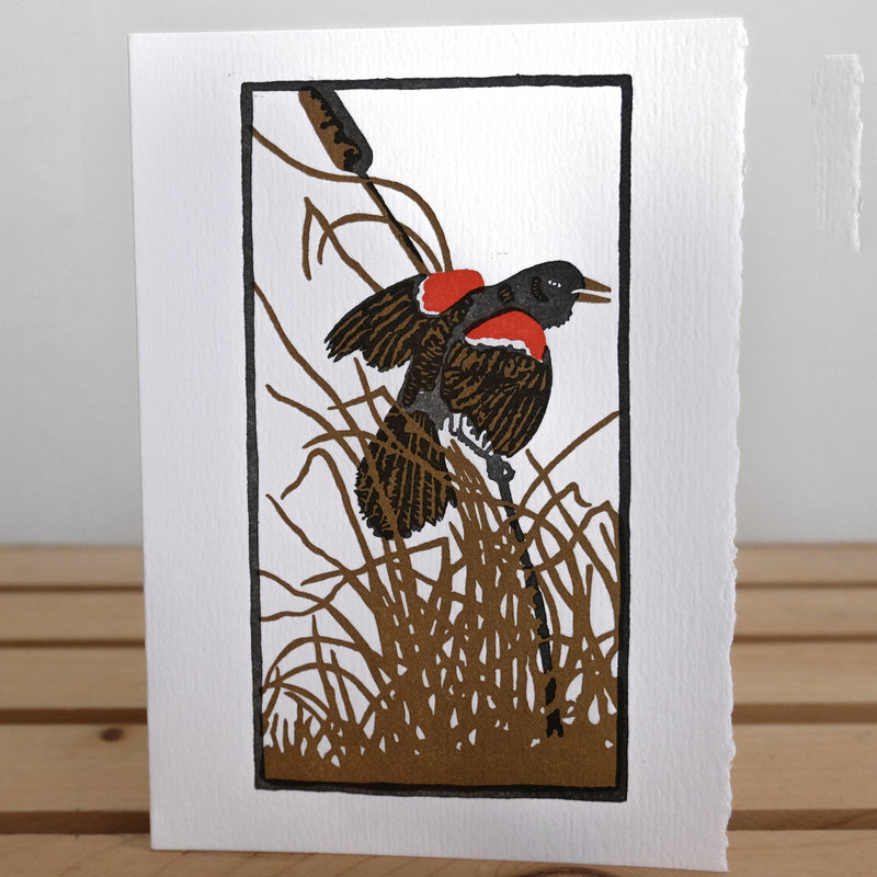 'Red Wing Blackbird' Card