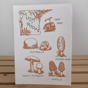 'Mushroom Guide' Card