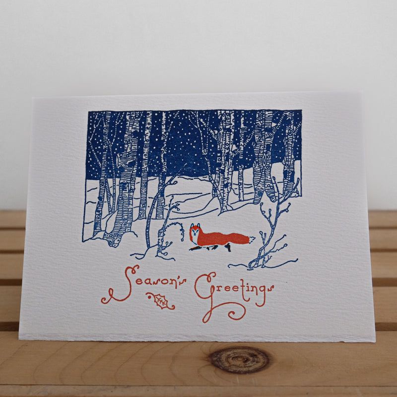 'Snow Fox' Card