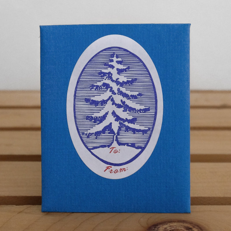'Oval Tree' Holiday Gifting Sticker Pack