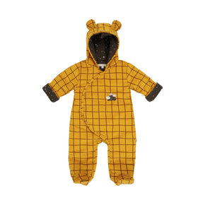 Red Caribou Babies Padded Corduroy Jumpsuit