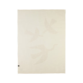 Blacksaw Lotta Love Reversible Alpaca Throw: Shoji/Ivory