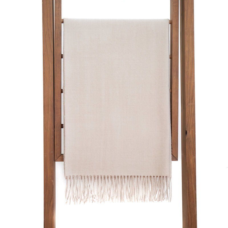 Fluff Solid Color Baby Alpaca Scarf