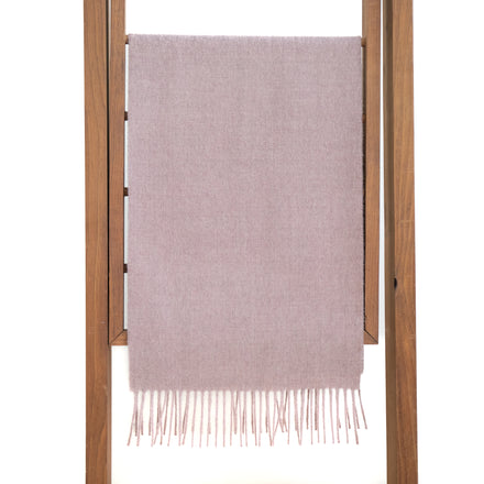 Fluff Solid Color Baby Alpaca Scarf