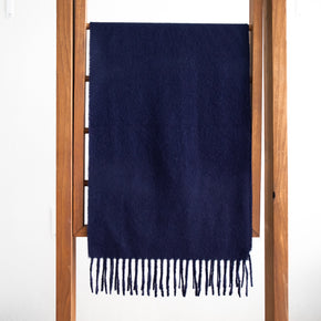 Fluff Solid Color Baby Alpaca Scarf