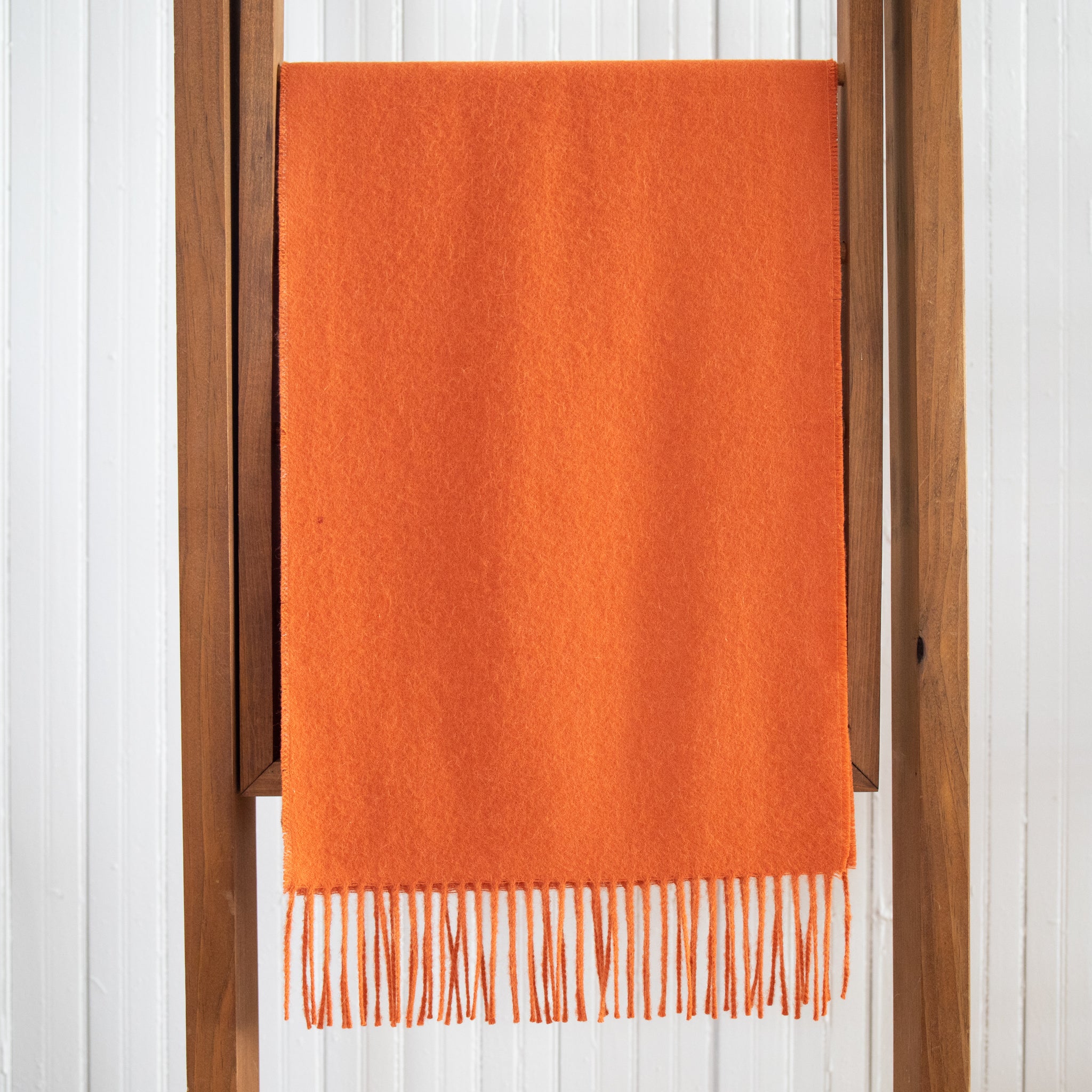 Fluff Solid Color Baby Alpaca Scarf