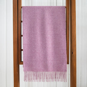 Fluff Solid Color Baby Alpaca Scarf