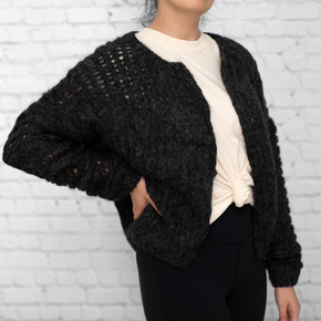Michele & Hoven Short Mira Loop Cardigan