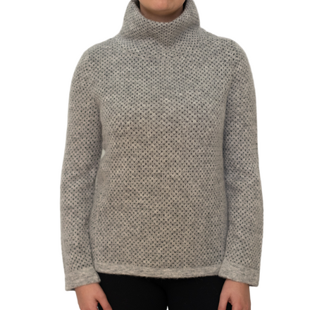 Selbu Mock Alpaca Sweater